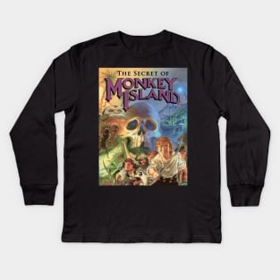 Secret of Monkey Island [Text] Kids Long Sleeve T-Shirt